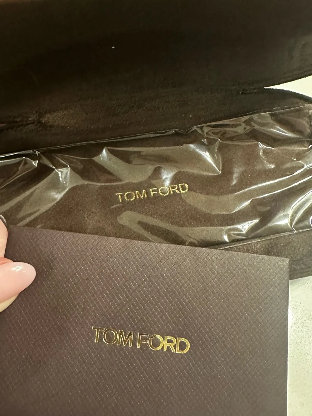 Tom Ford Black Women's Oversized Cat-Eye Glasses